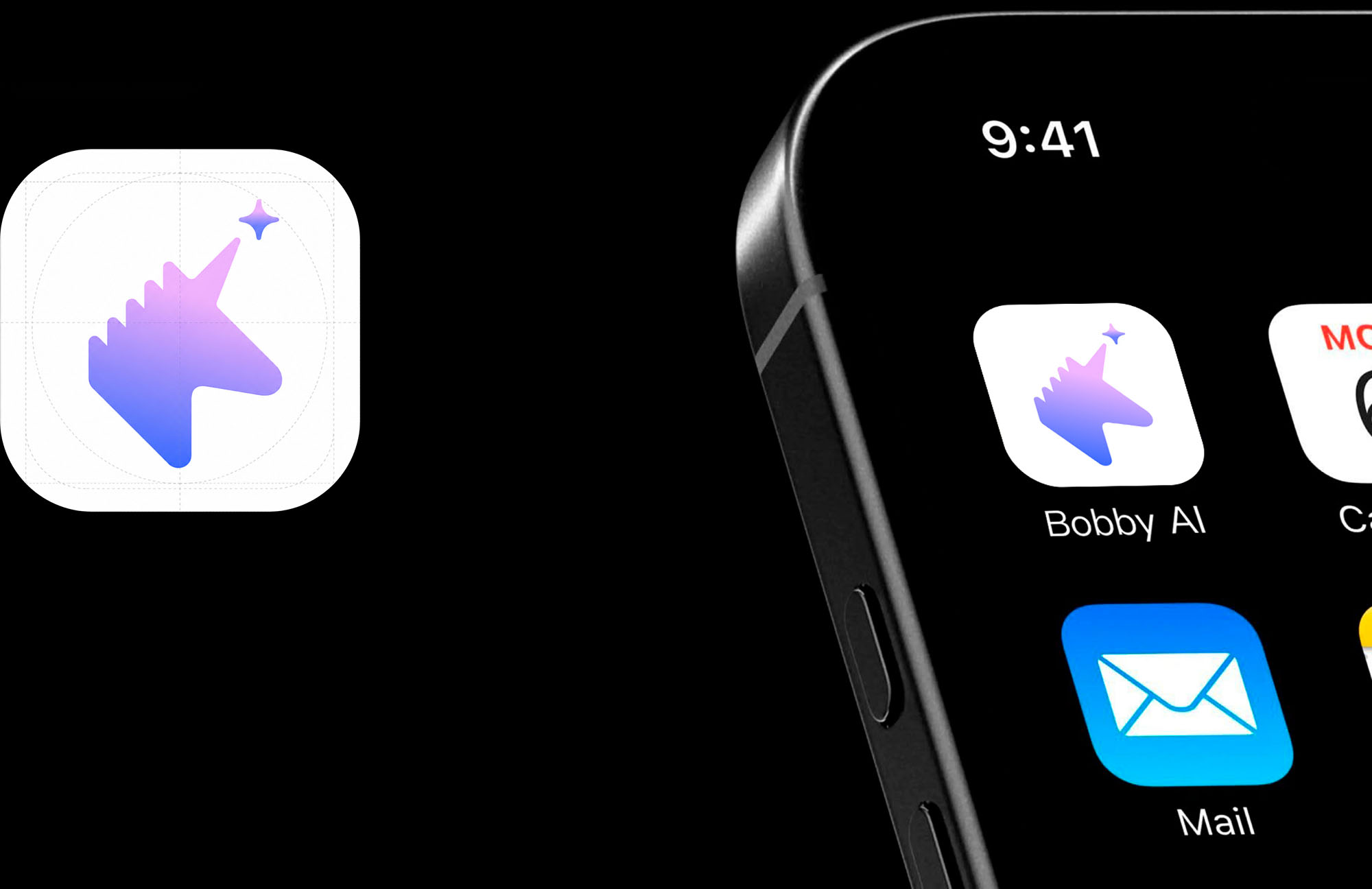 Bobby AI logo and mobile application icon