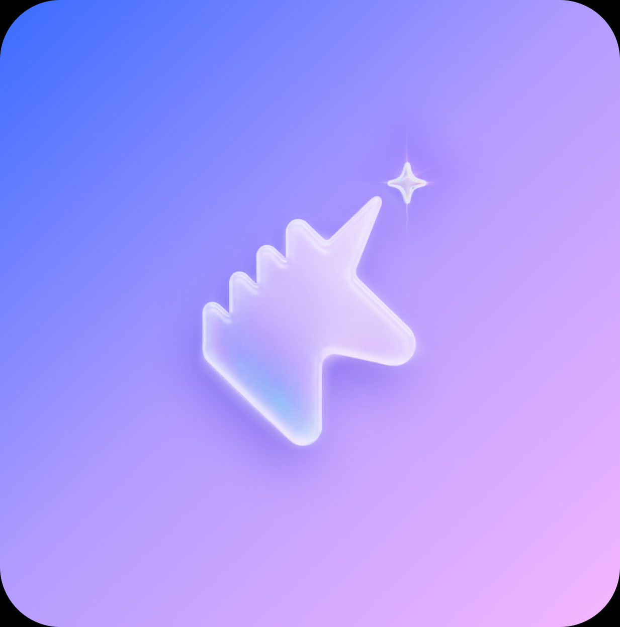 Bobby blue and lilac identity gradient