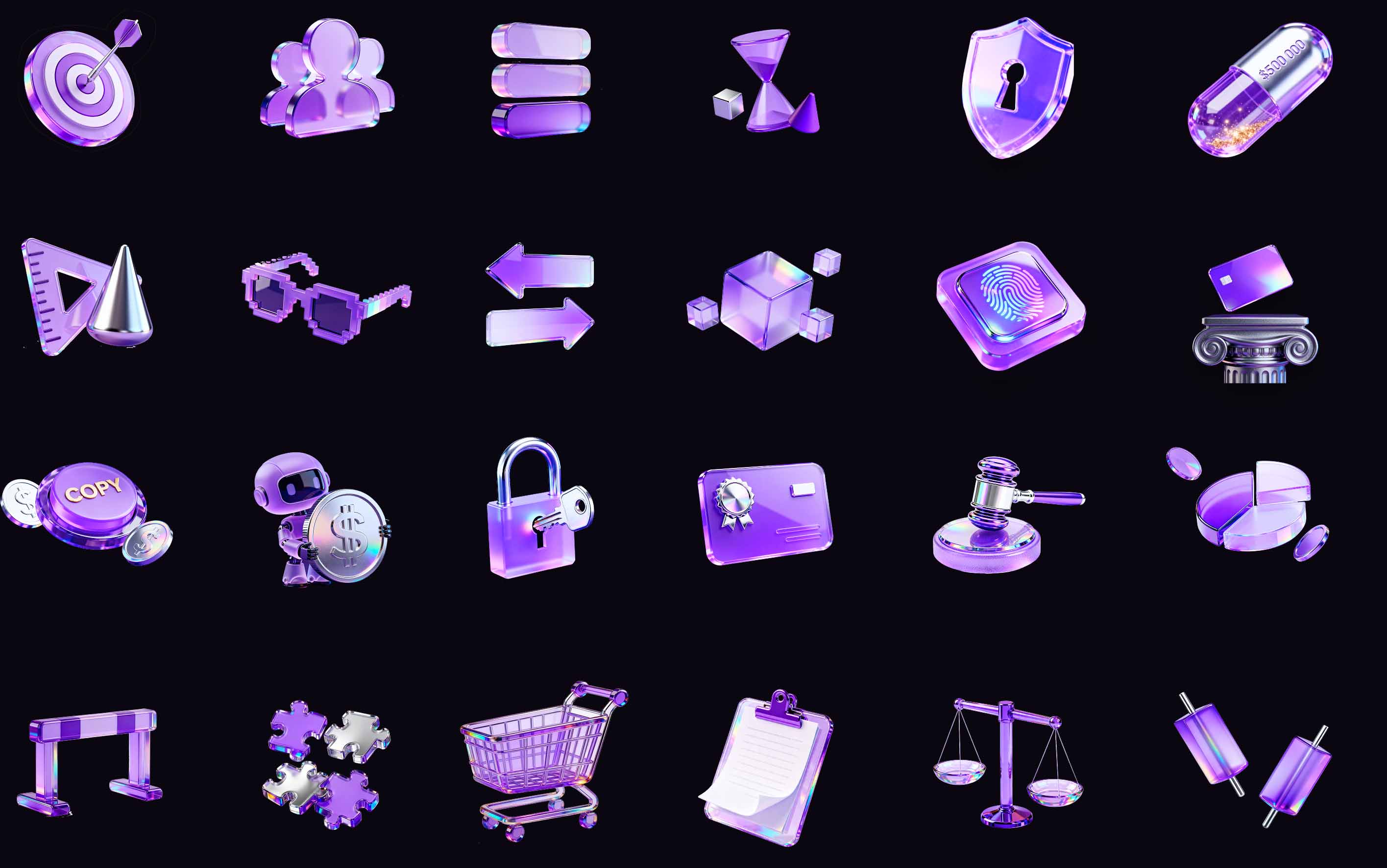 RockFlow 3D asset system